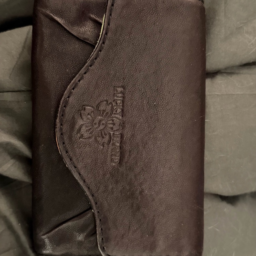 Lucky Brand Dark Purple Leather Wallet